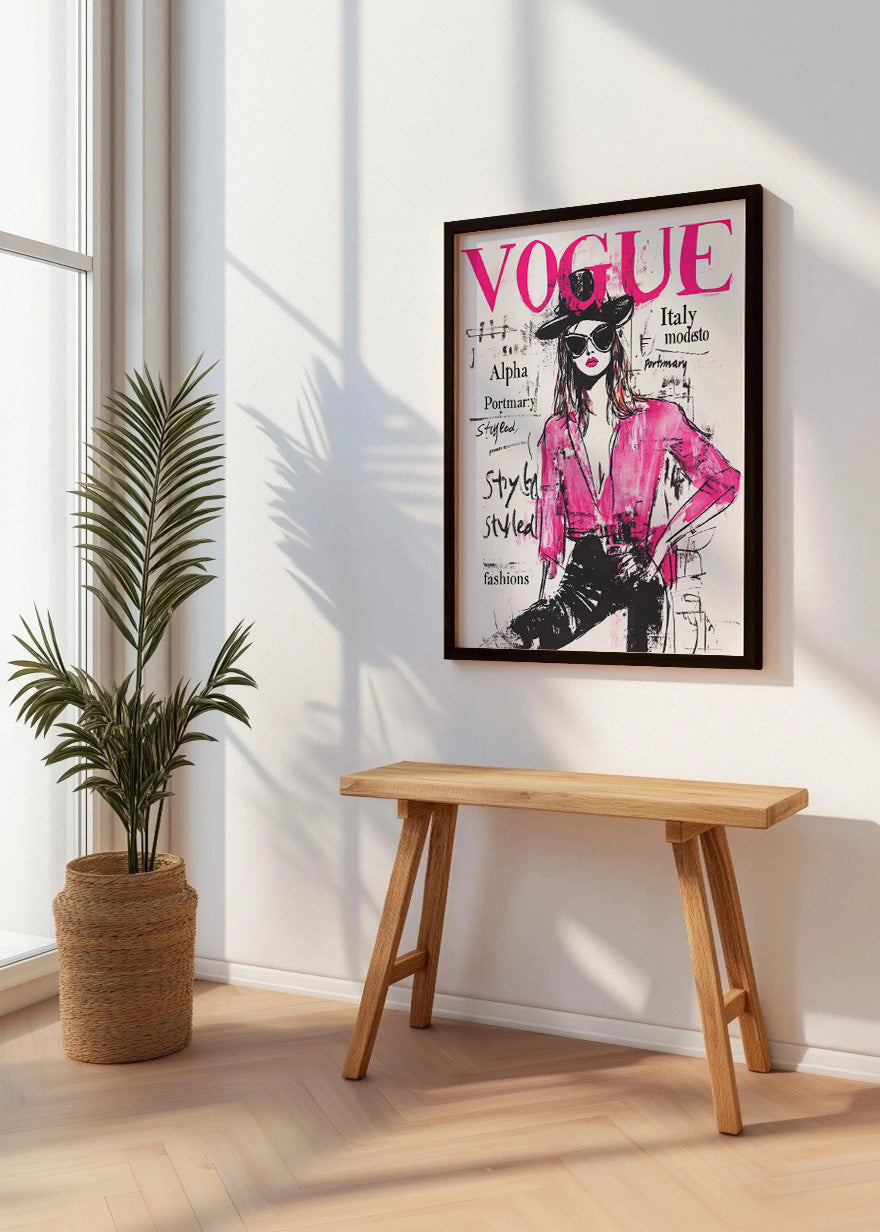 Cuadro Vogue de moda