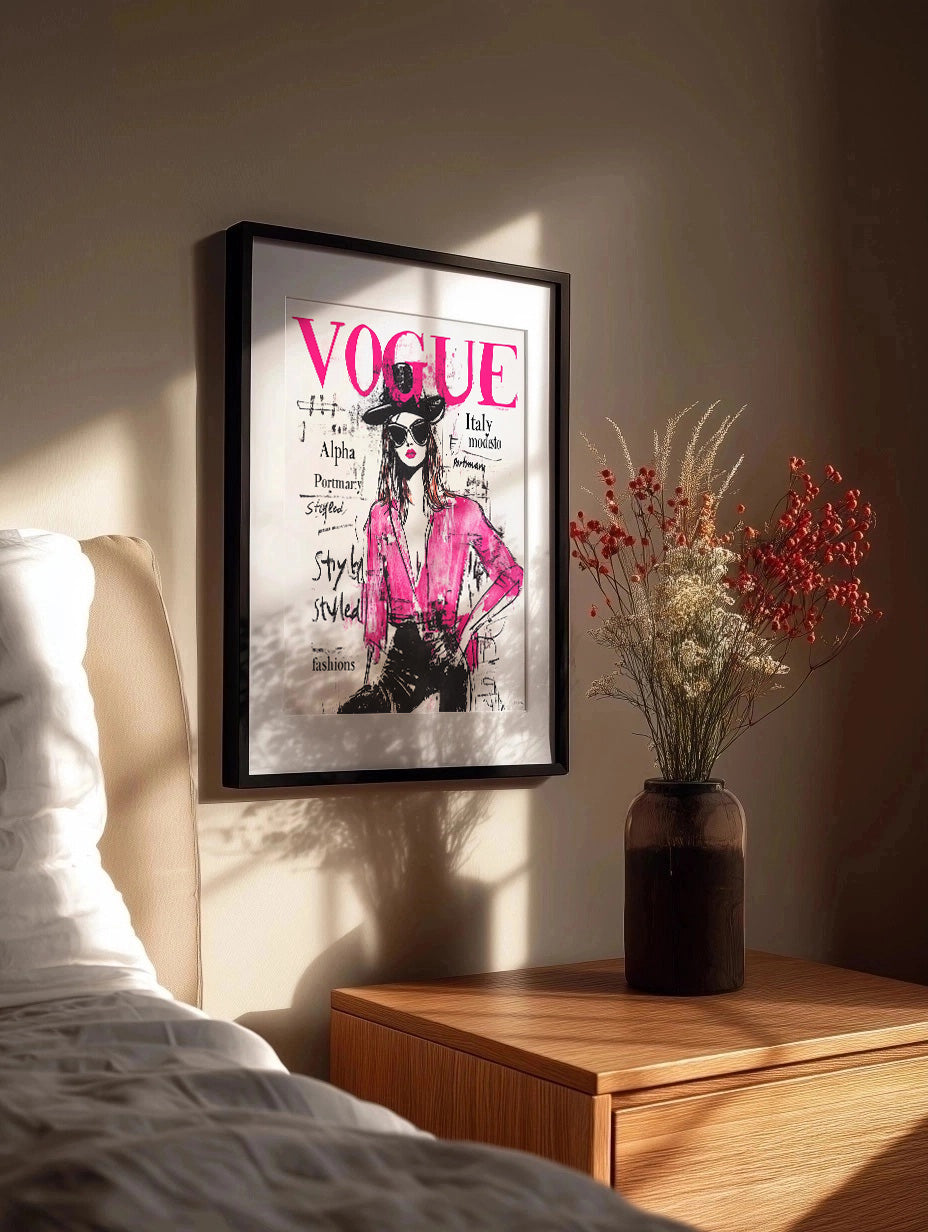 Cuadro Vogue de moda