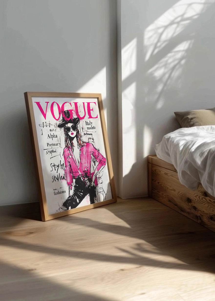 Cuadro Vogue de moda