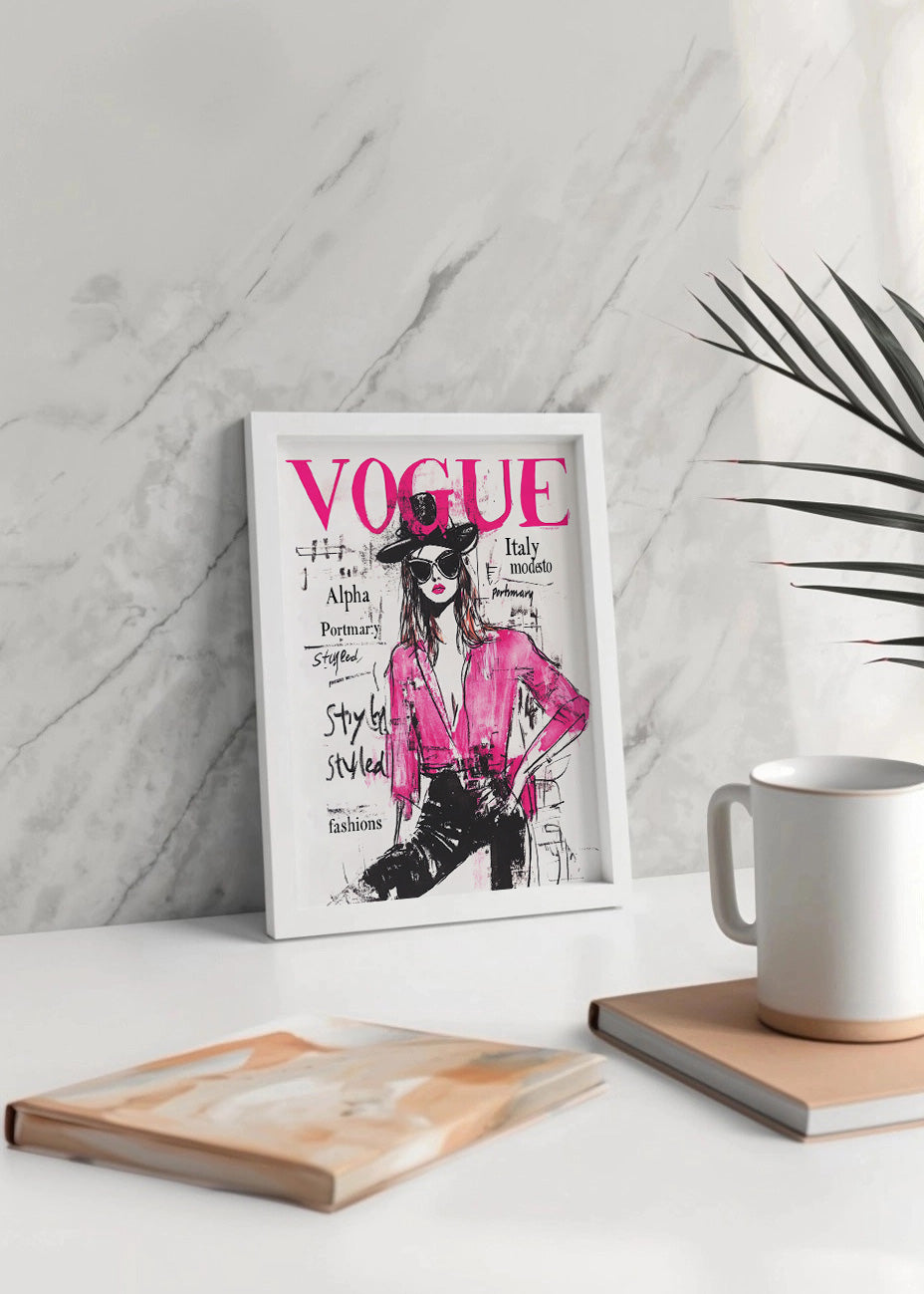 Cuadro Vogue de moda