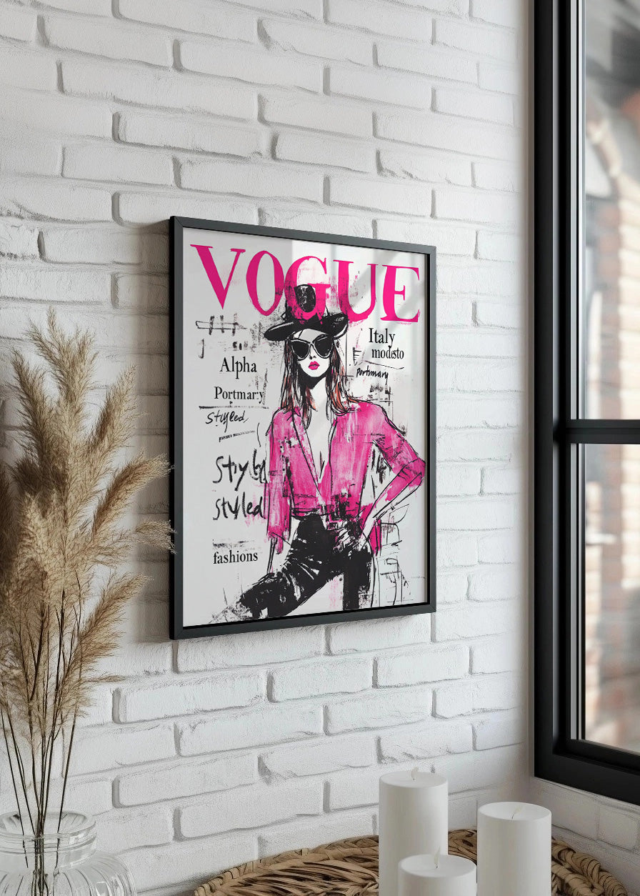 Cuadro Vogue de moda