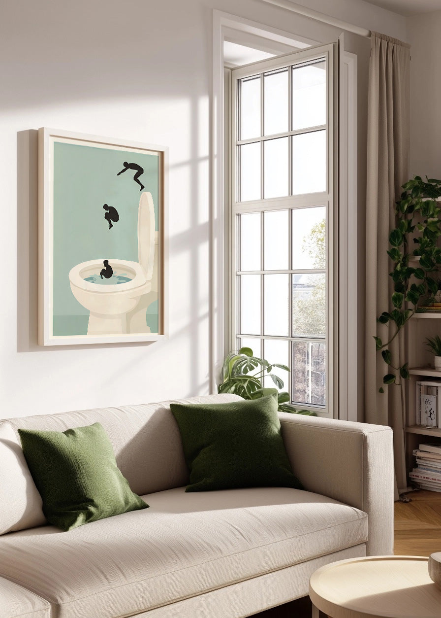 Cuadro WC Piscina