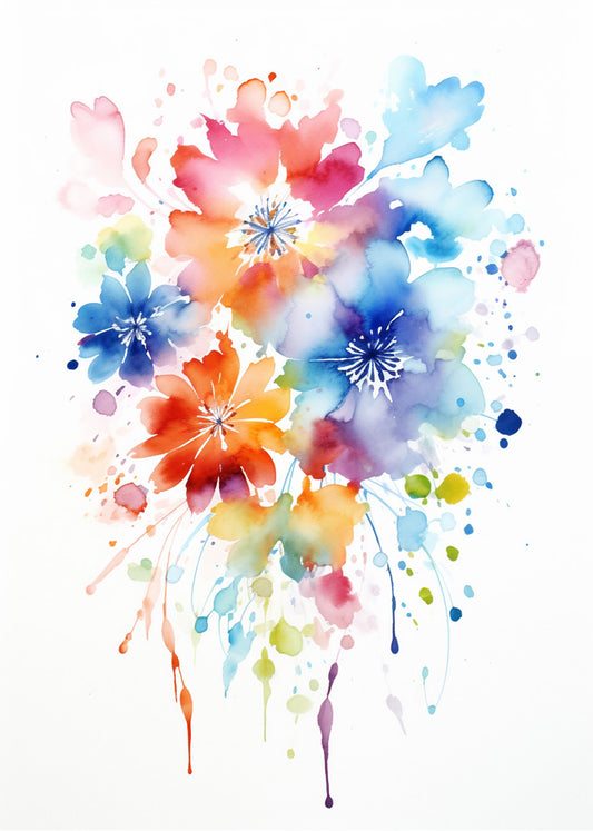 Cuadro Watercolor Flower