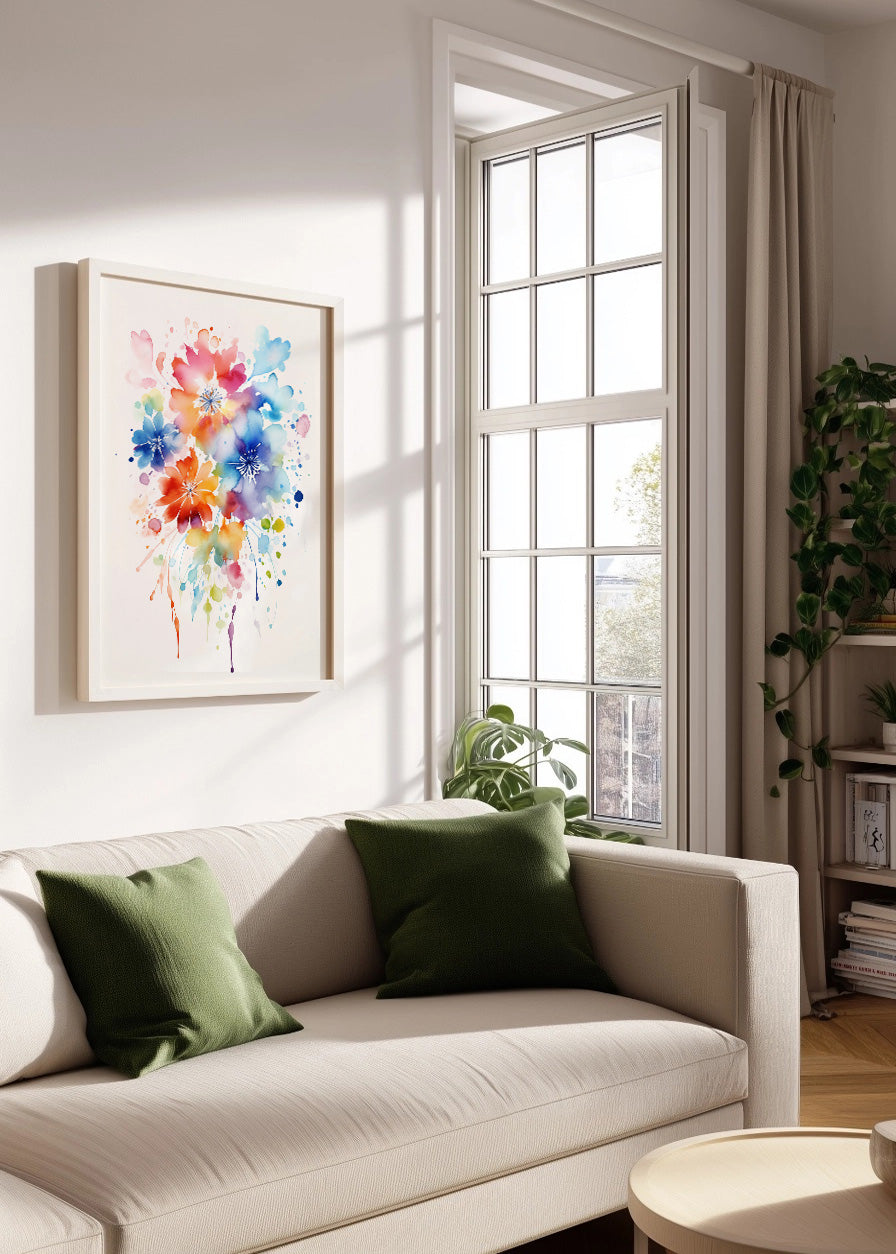 Cuadro Watercolor Flower