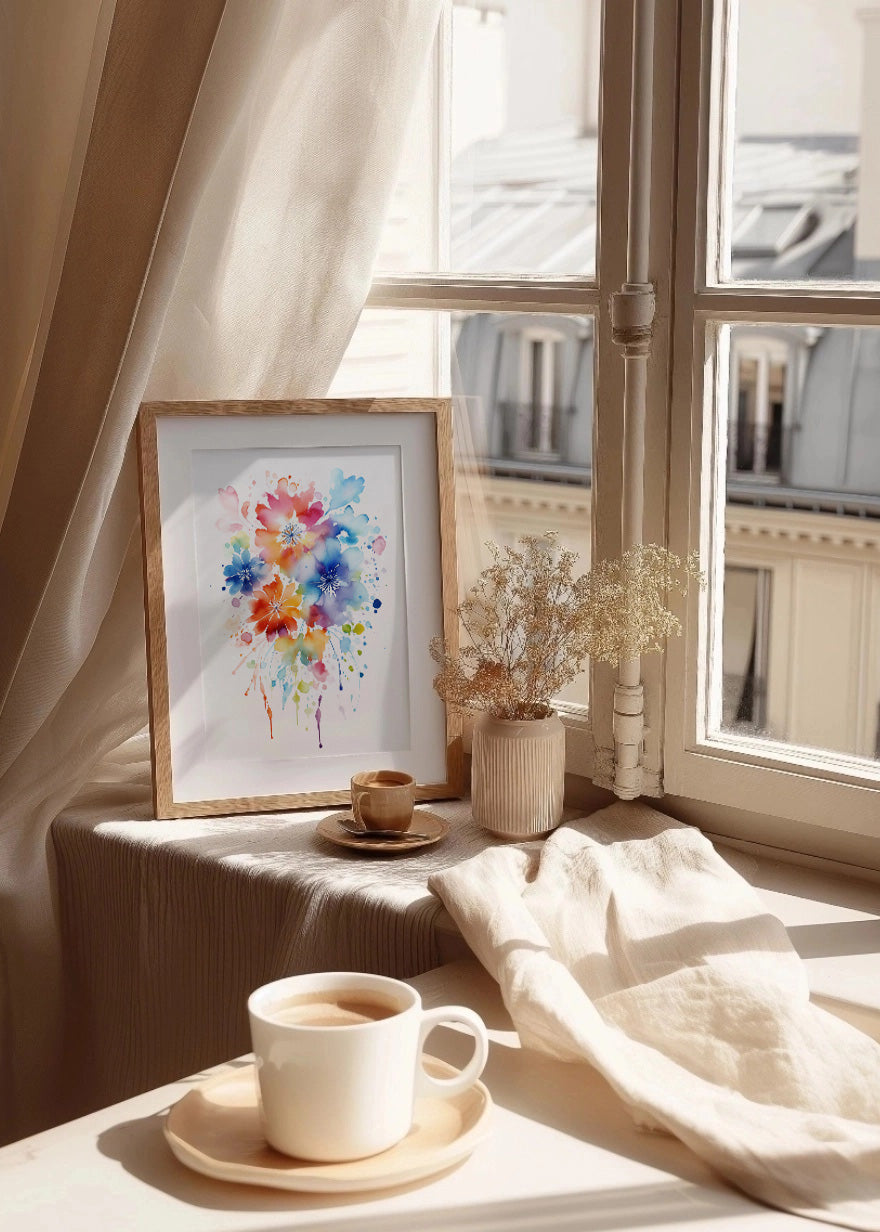 Cuadro Watercolor Flower