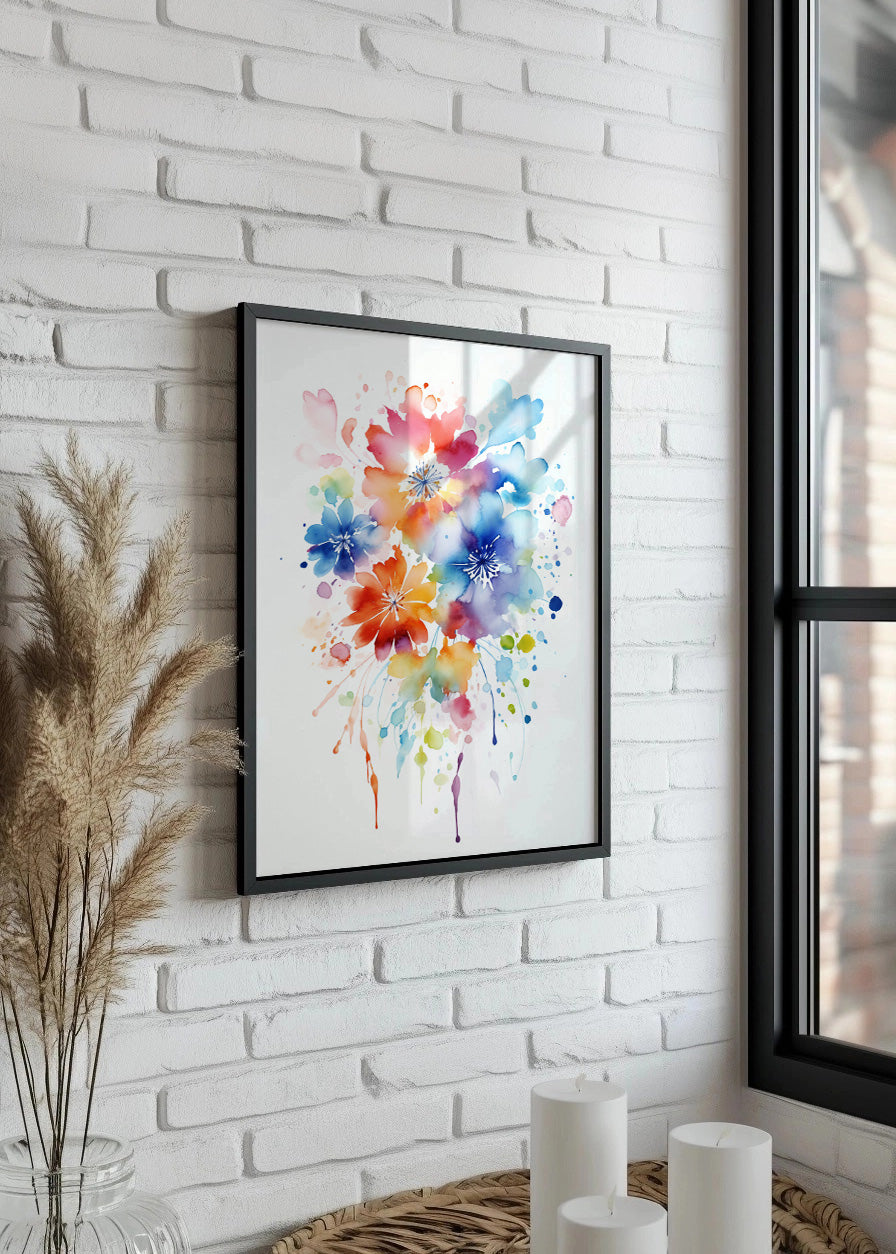 Cuadro Watercolor Flower