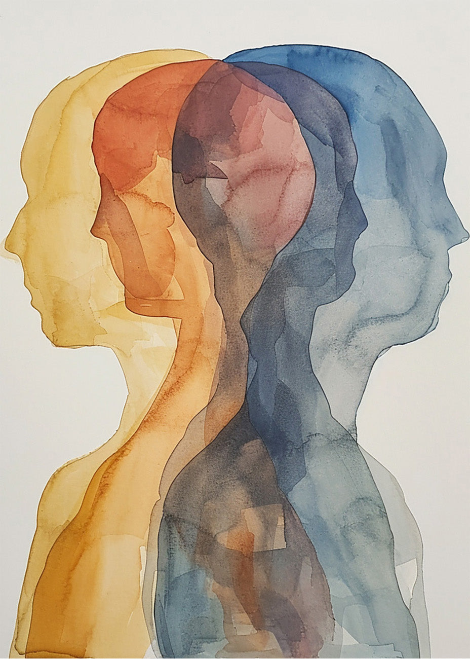 Cuadro ​Watercolors head