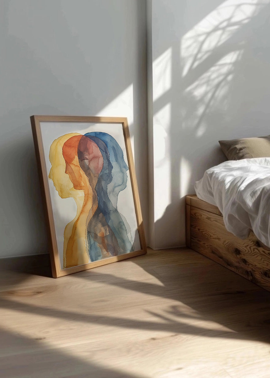 Cuadro ​Watercolors head