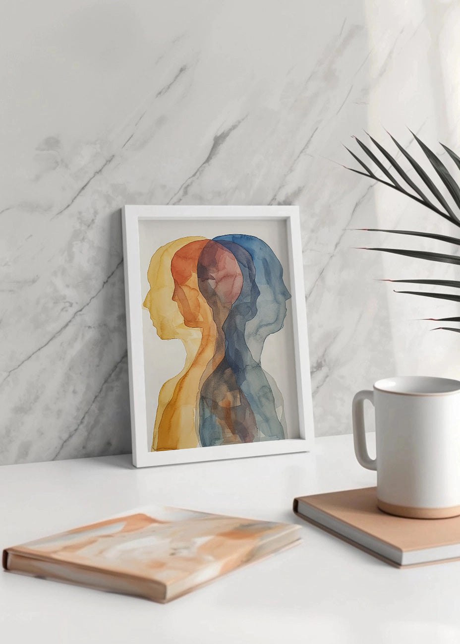 Cuadro ​Watercolors head