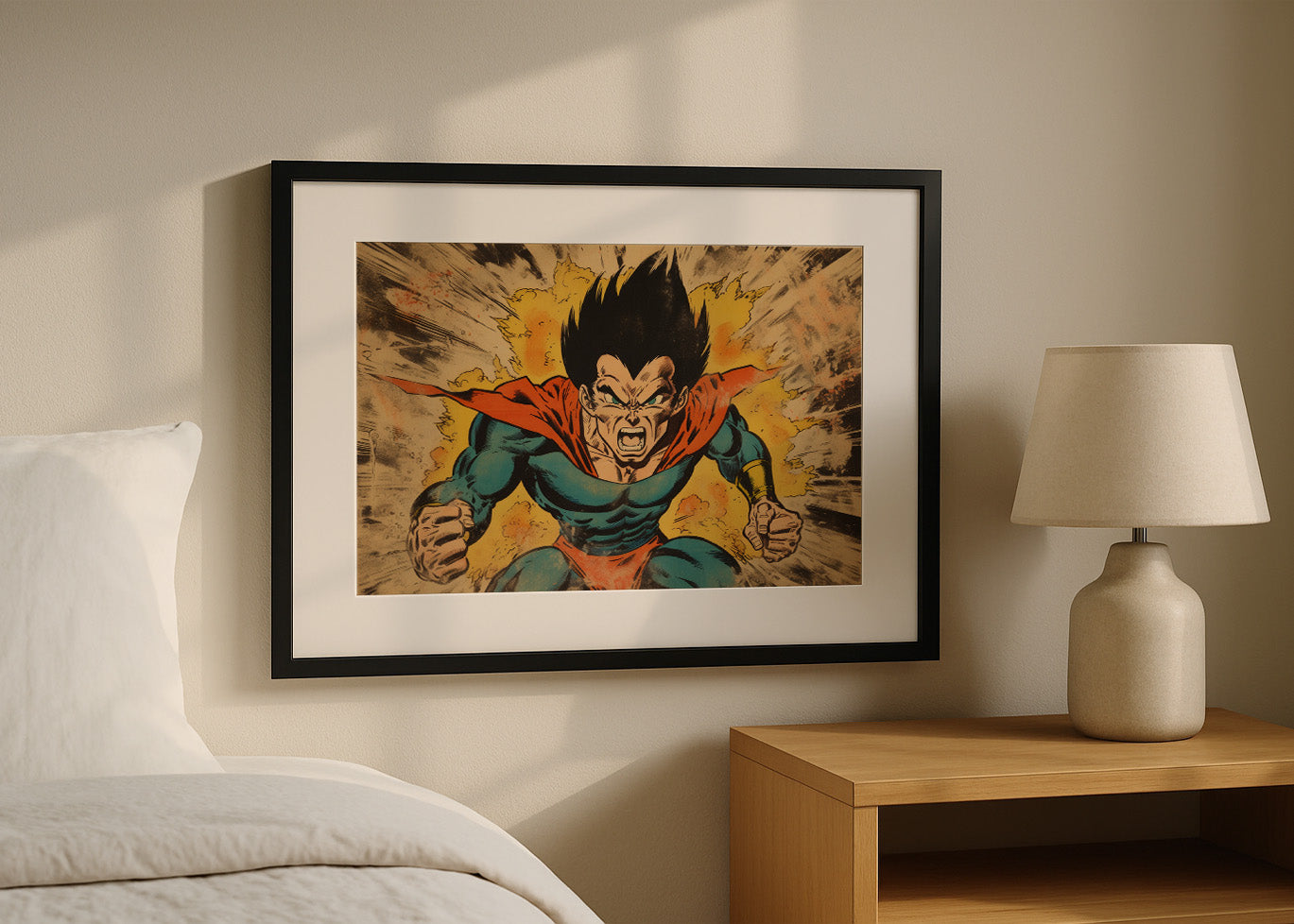 Cuadro What if Vegeta Superhero