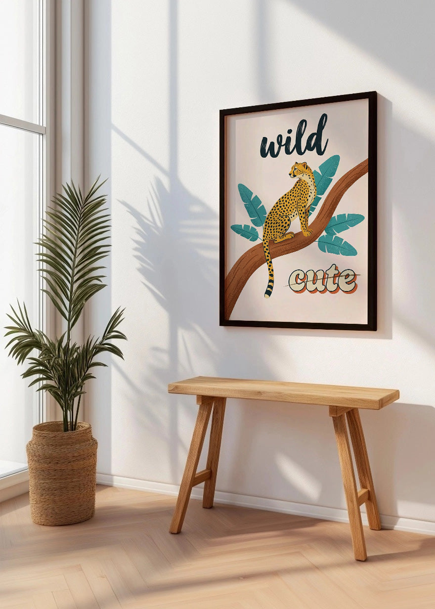 Cuadro Wild cute guepardo