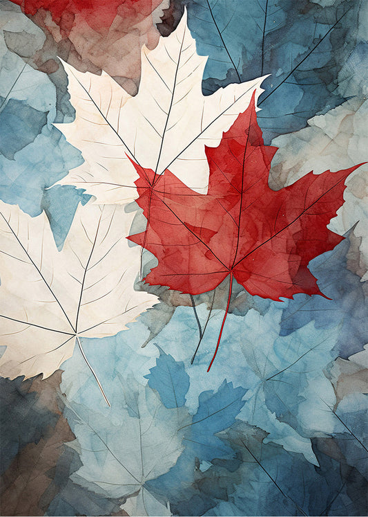 Cuadro Winter Leaves