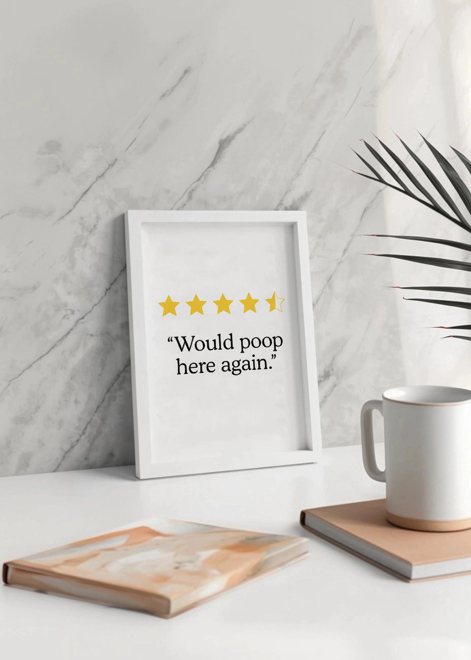 Cuadro Would poop here again
