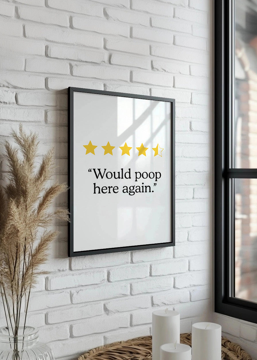 Cuadro Would poop here again
