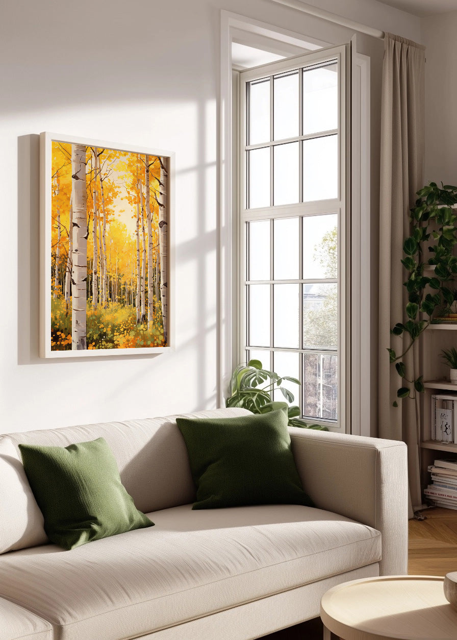 Cuadro Yellow forest