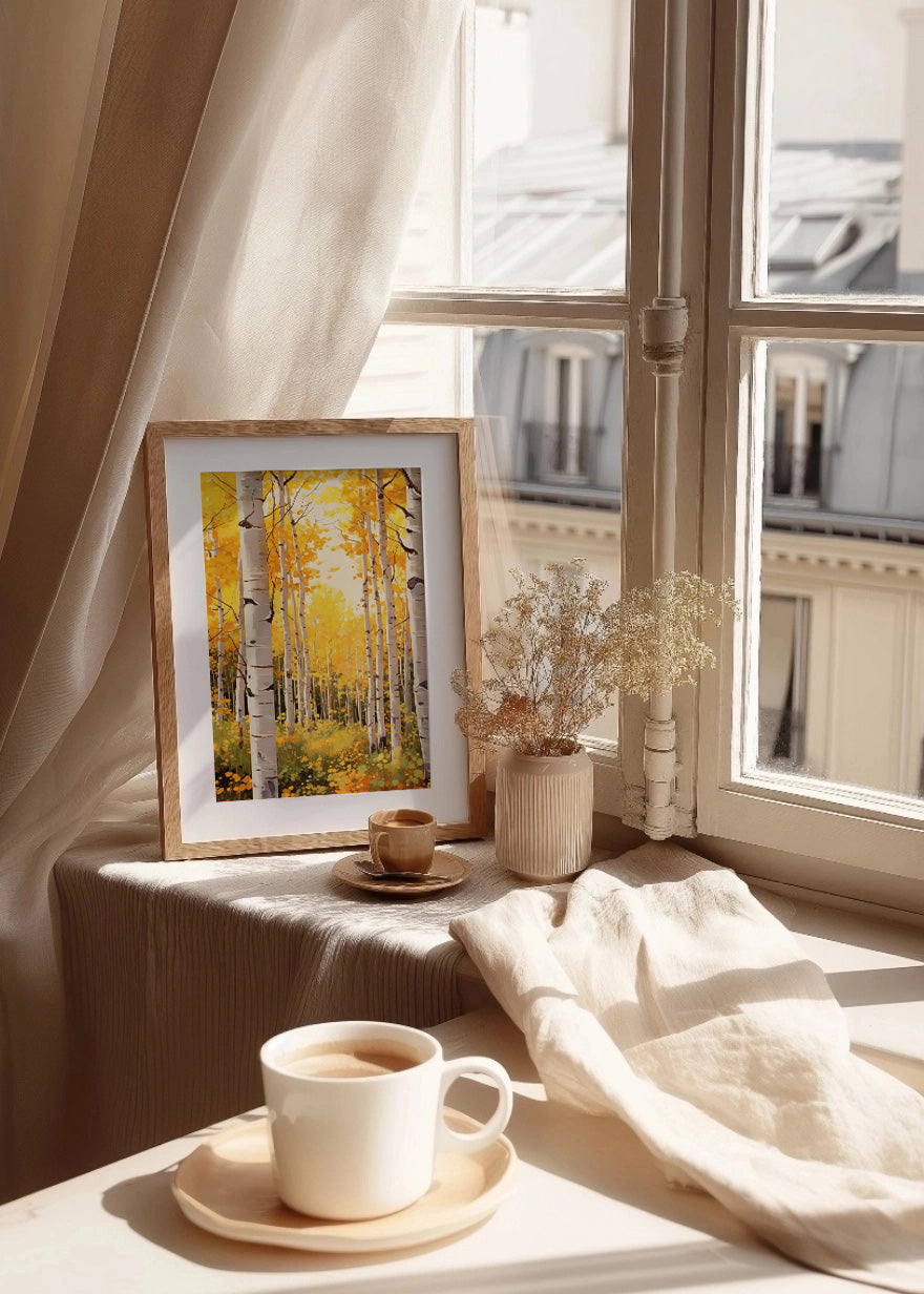 Cuadro Yellow forest