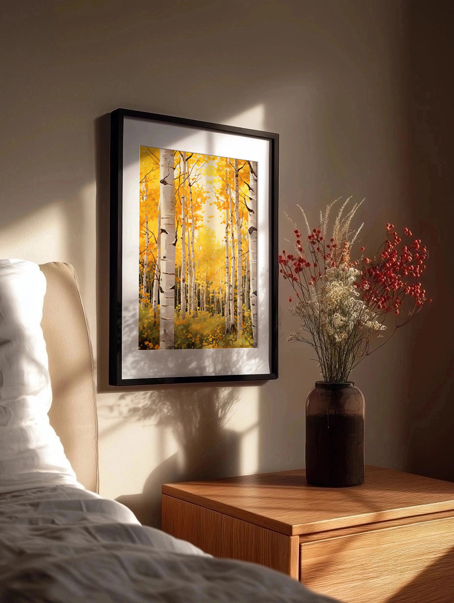 Cuadro Yellow forest