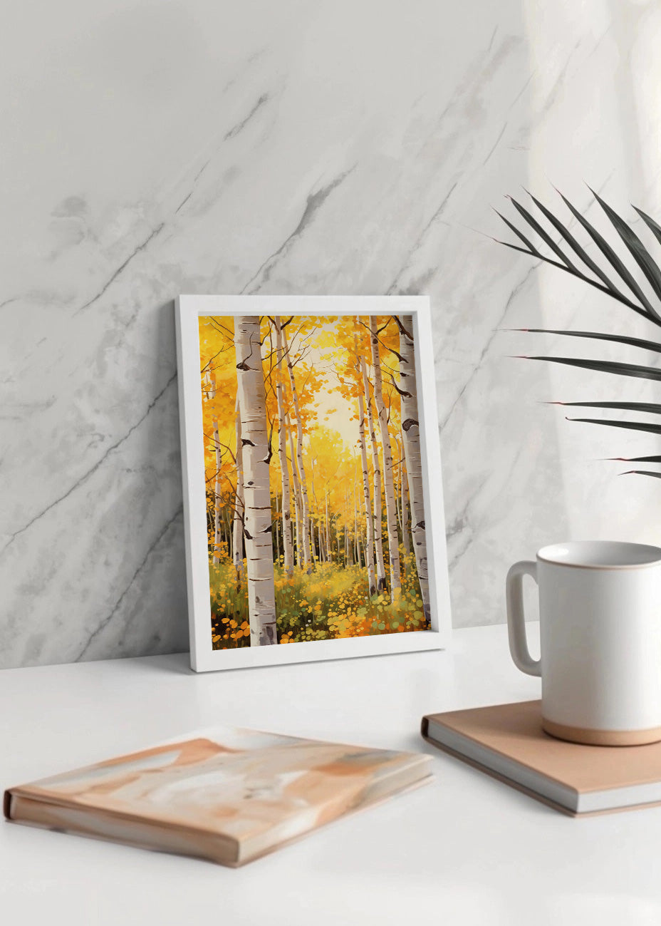 Cuadro Yellow forest