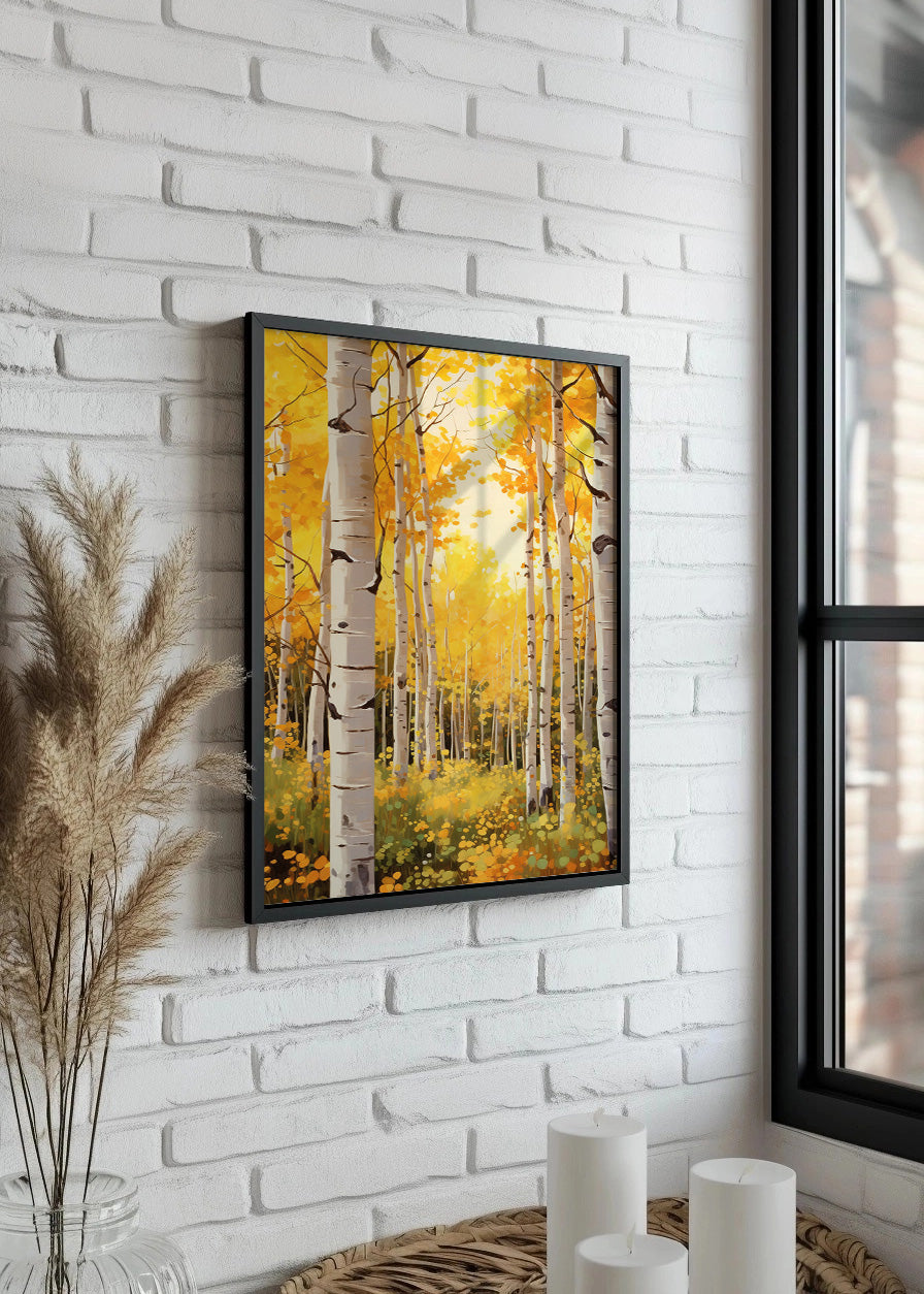Cuadro Yellow forest