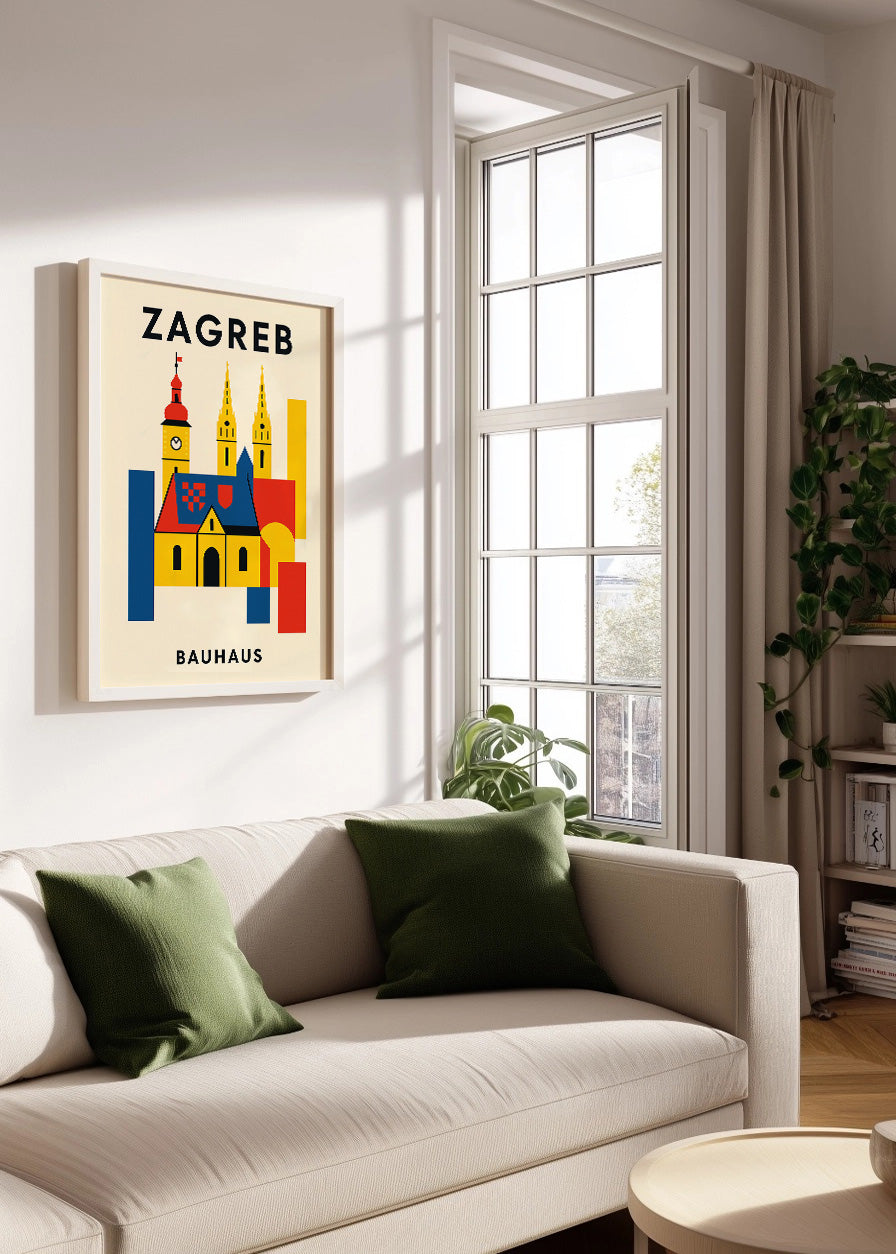 Cuadro Zagreb Poster Bauhaus