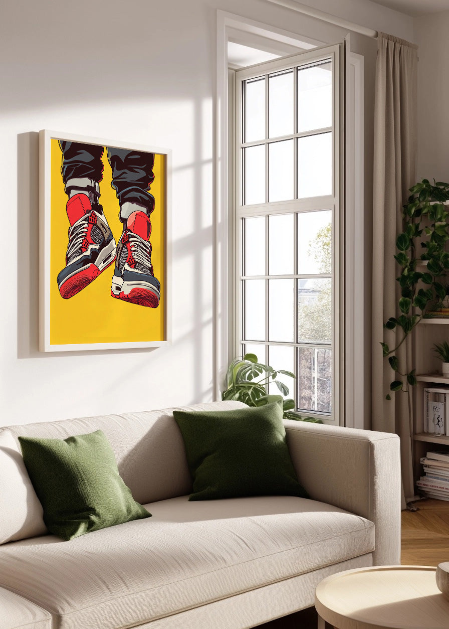 Cuadro Zapatillas de baloncesto