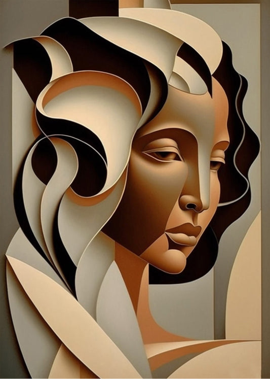 Cuadro La mujer en curva