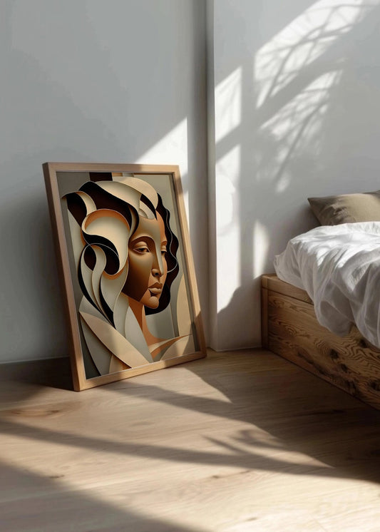 Cuadro La mujer en curva