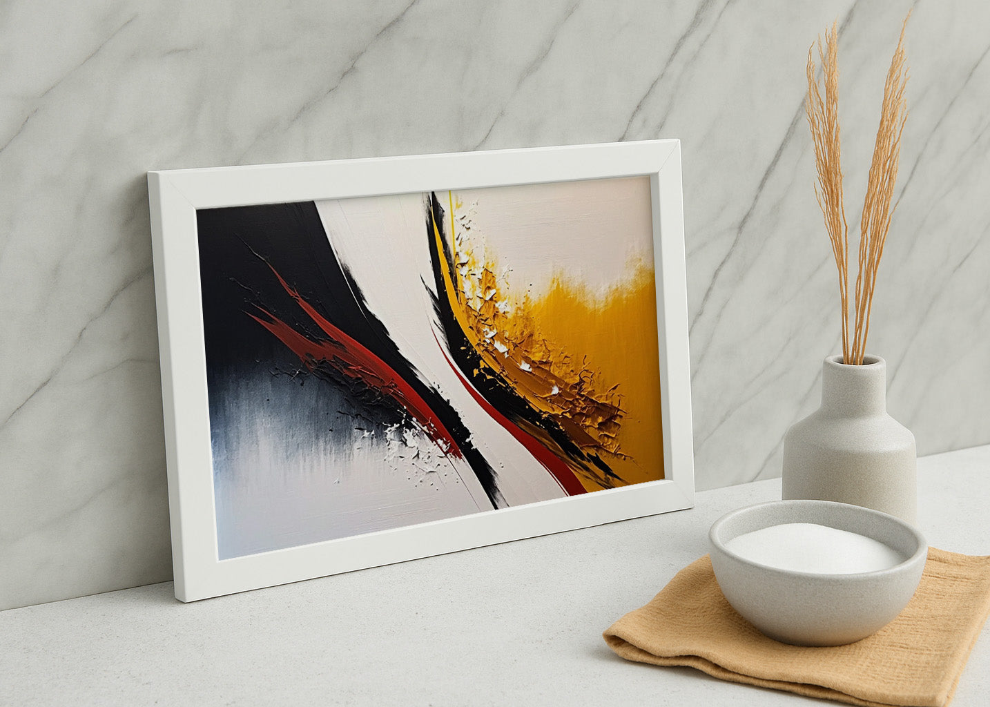 Cuadro Fusión de colores abstracto