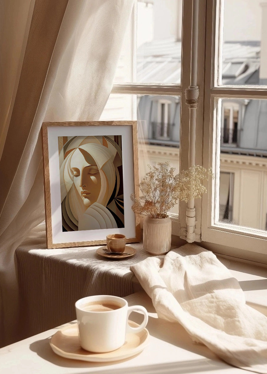 Cuadro Rostro enigma de mujer