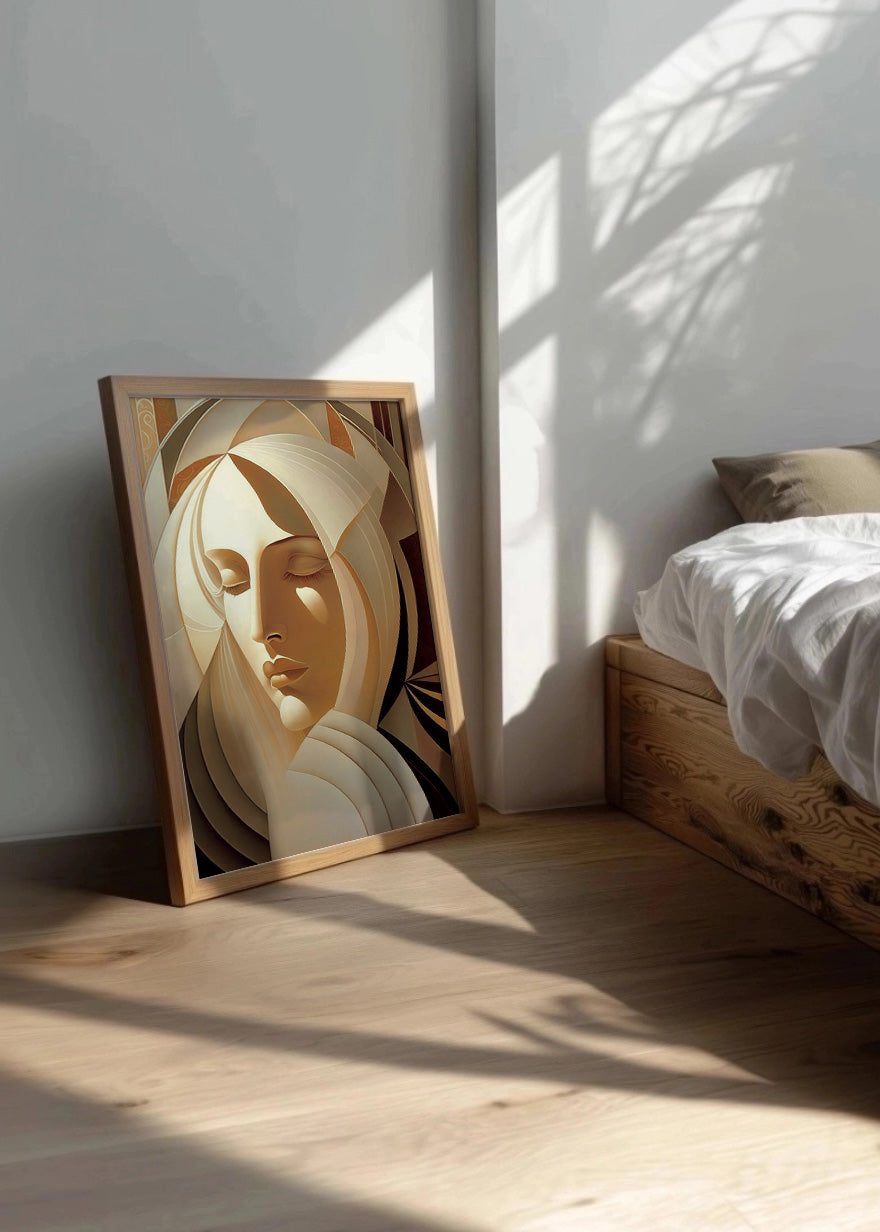 Cuadro Rostro enigma de mujer