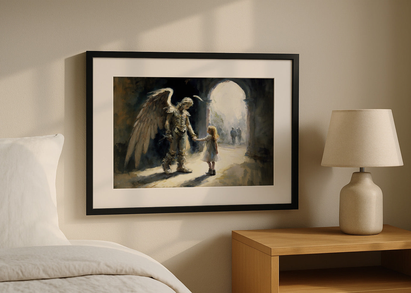 Cuadro Trato con el ángel caído