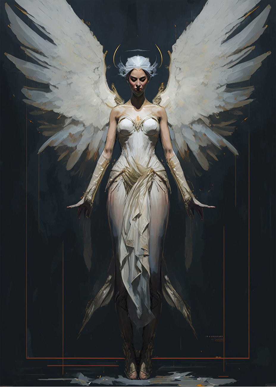 Cuadro Diva angelical femme fatale
