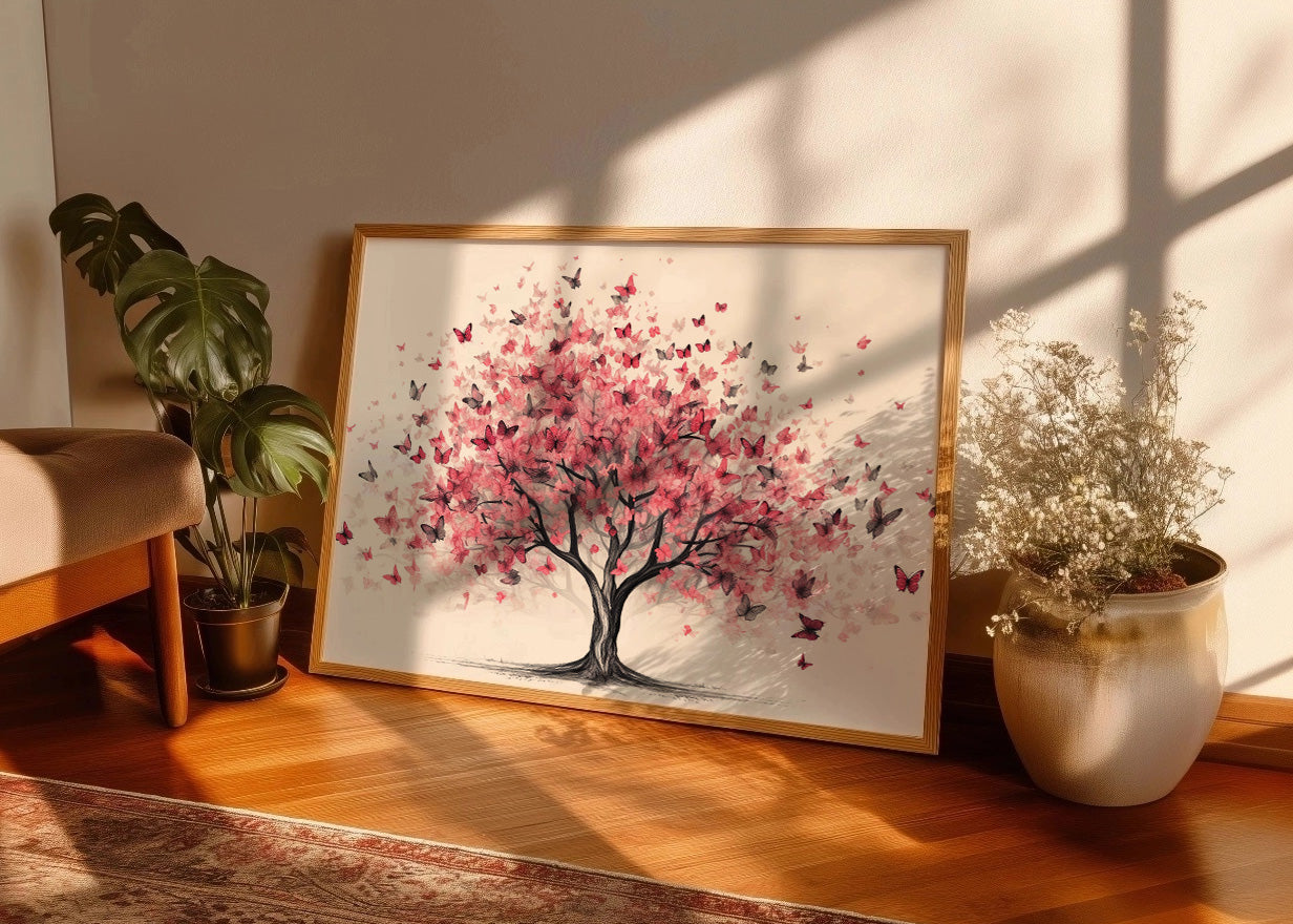 Cuadro Árbol de mariposas