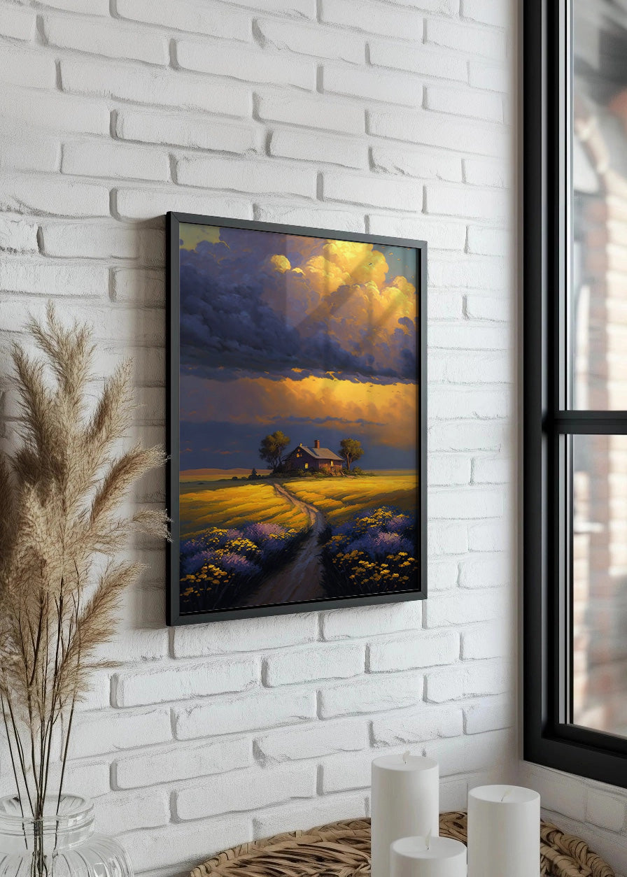 Cuadro Landscape - Casa de prado