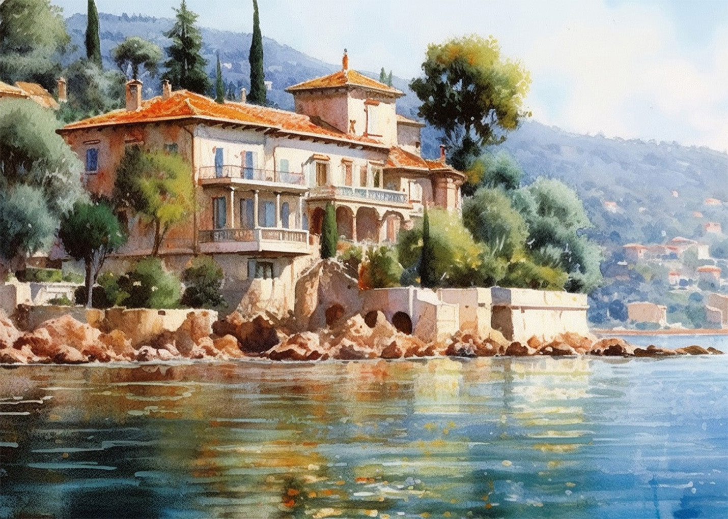 Cuadro River houses