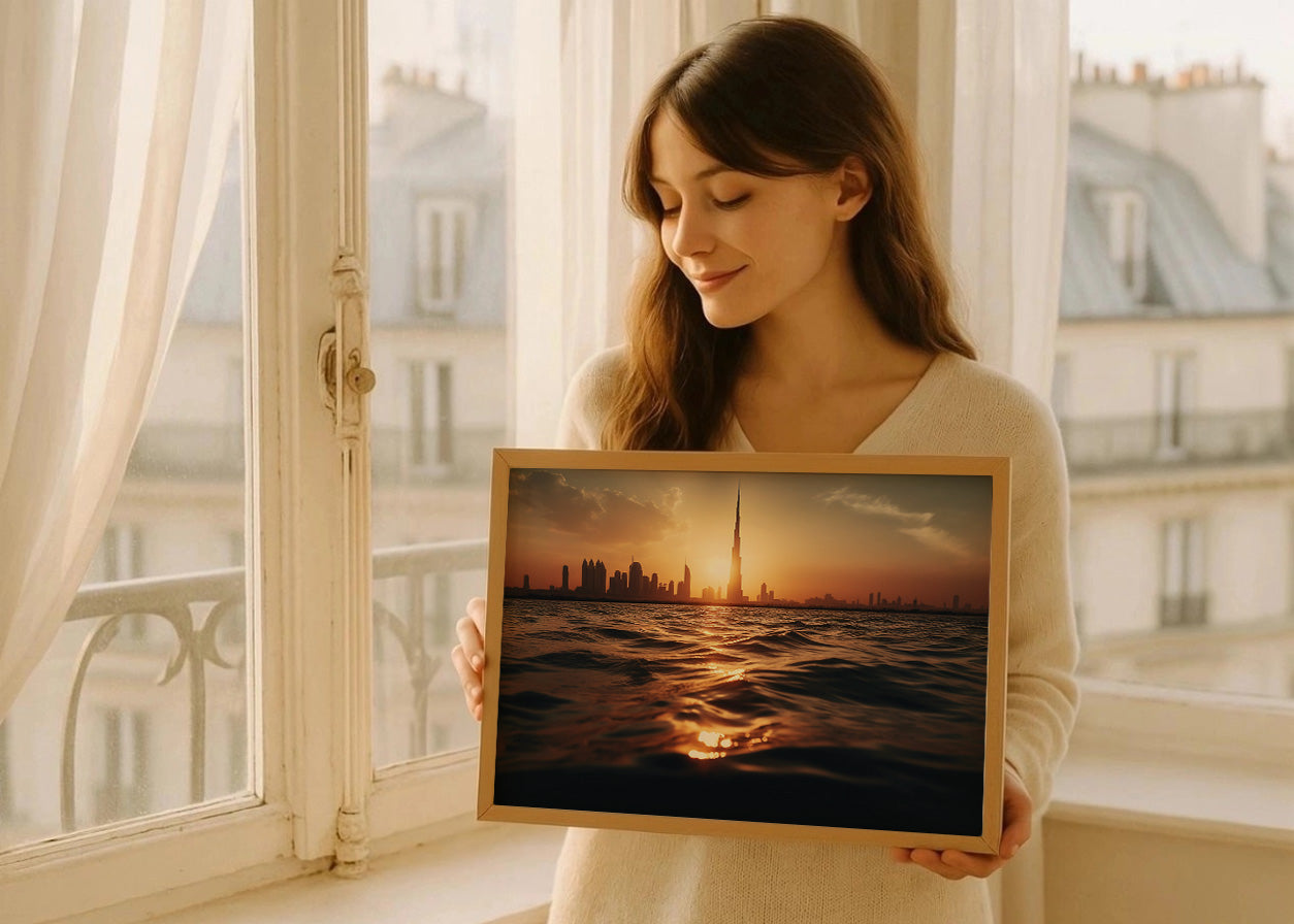 Cuadro Ciudad desde el mar