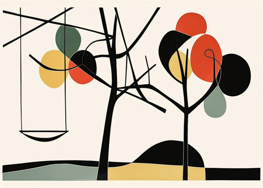 Cuadro Columpio del árbol