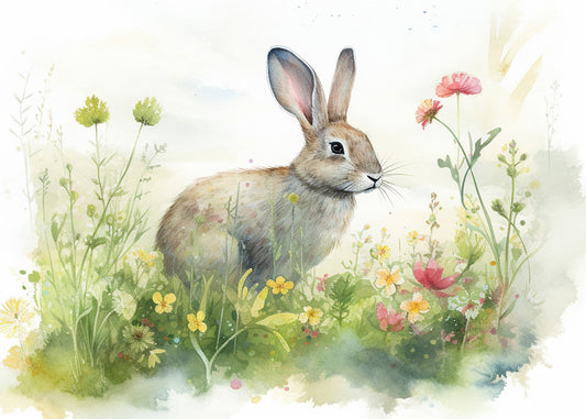 Cuadro Conejito de pradera