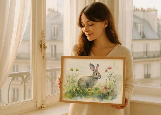 Cuadro Conejito de pradera
