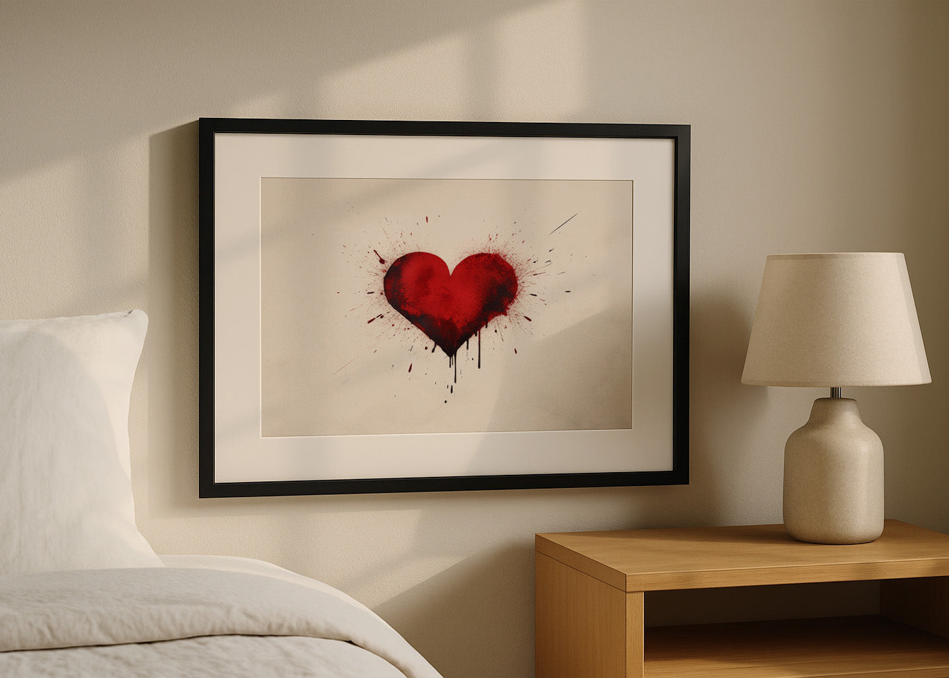 Cuadro Red heart