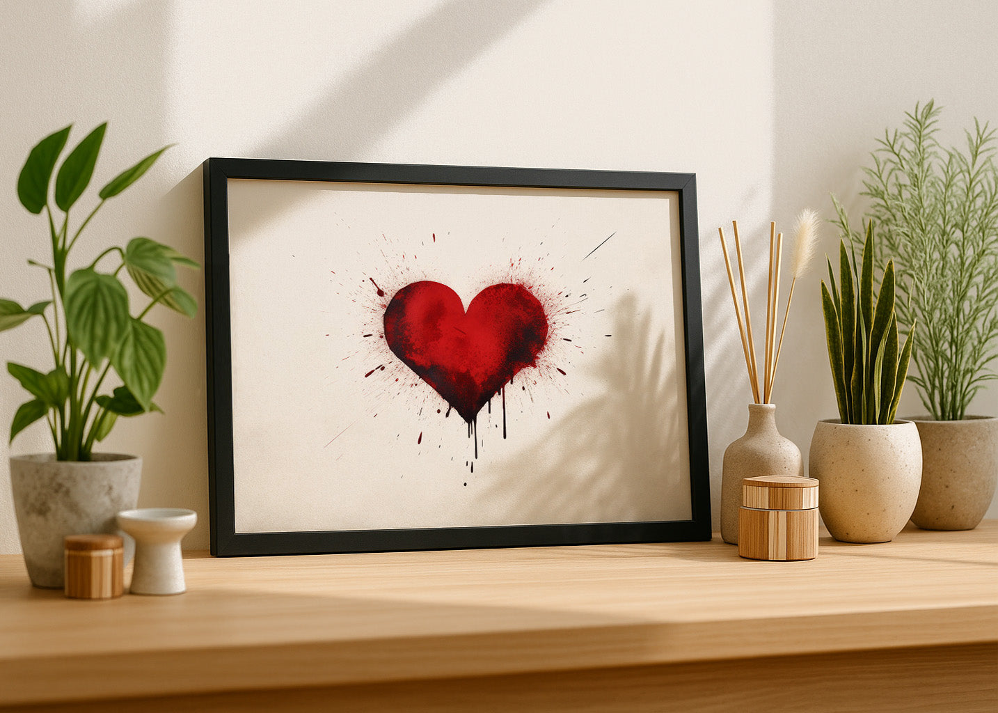 Cuadro Red heart