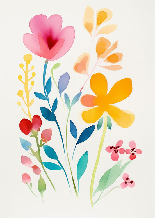Cuadro Dibujo de flores