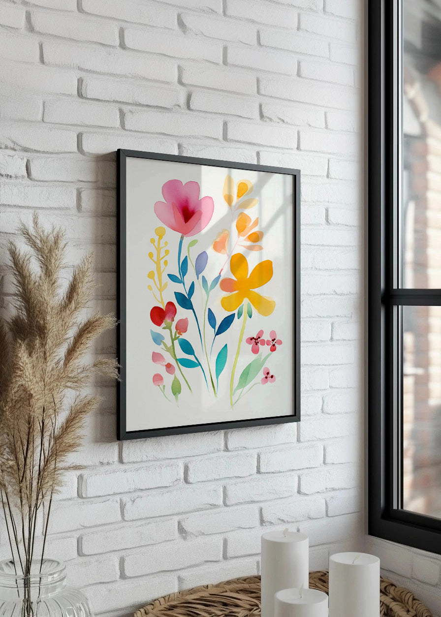 Cuadro Dibujo de flores