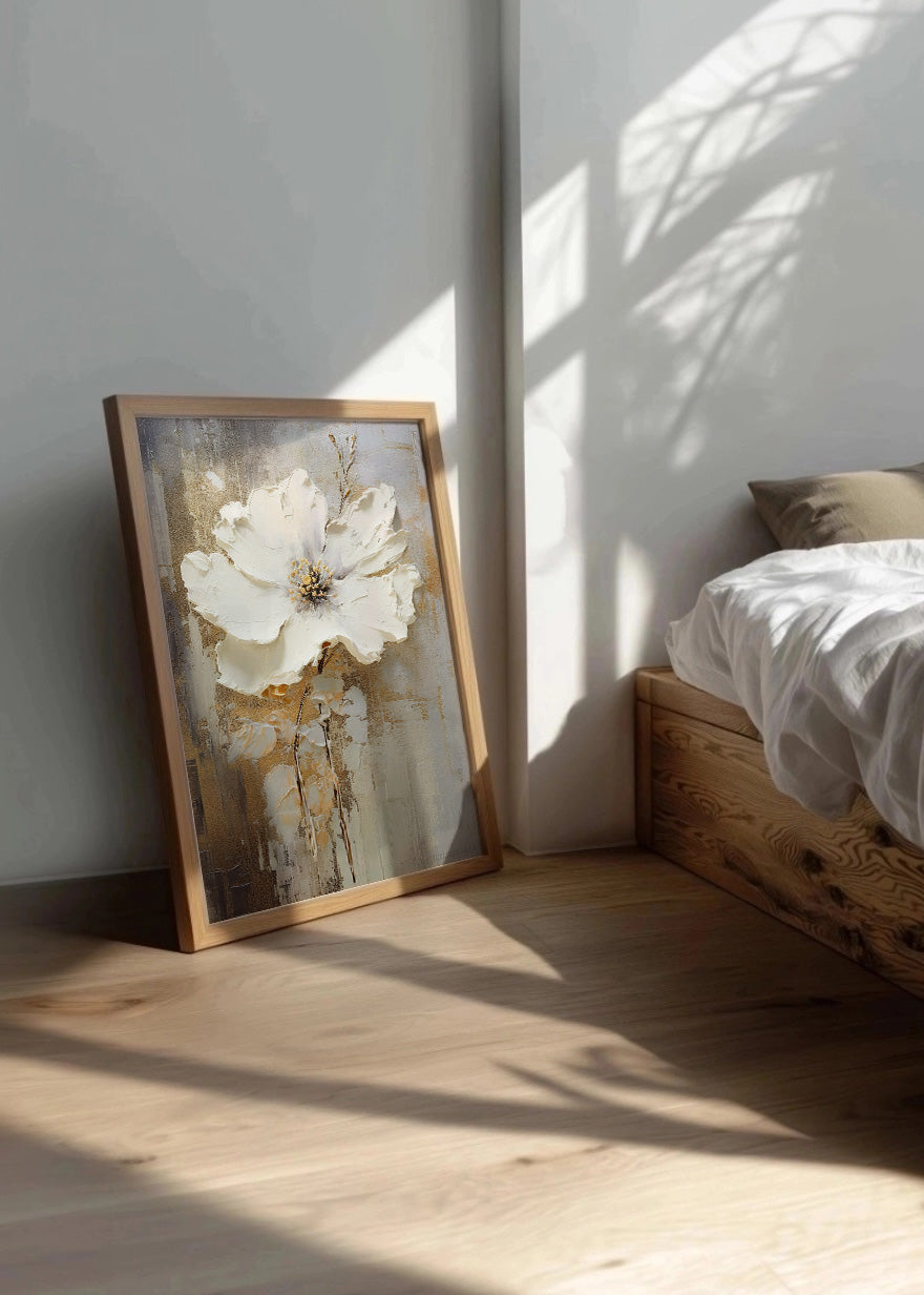 Cuadro Flor blanca