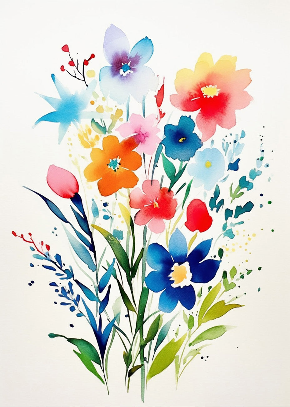 Cuadro Flores coloridas