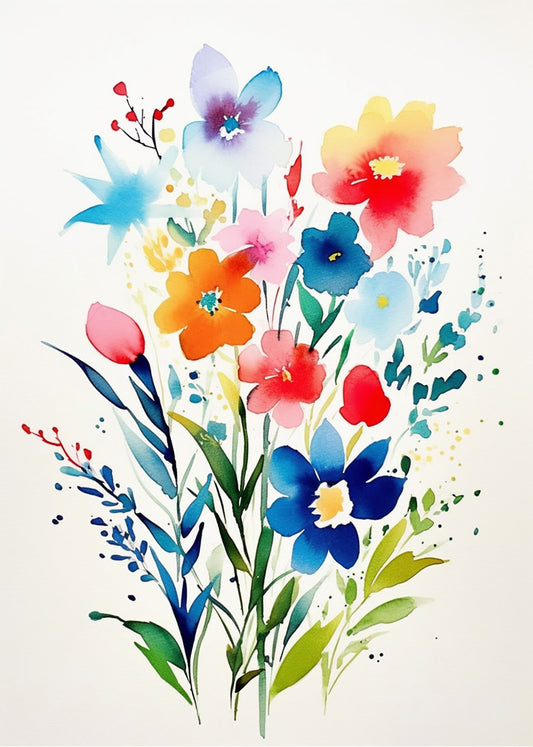 Cuadro Flores coloridas