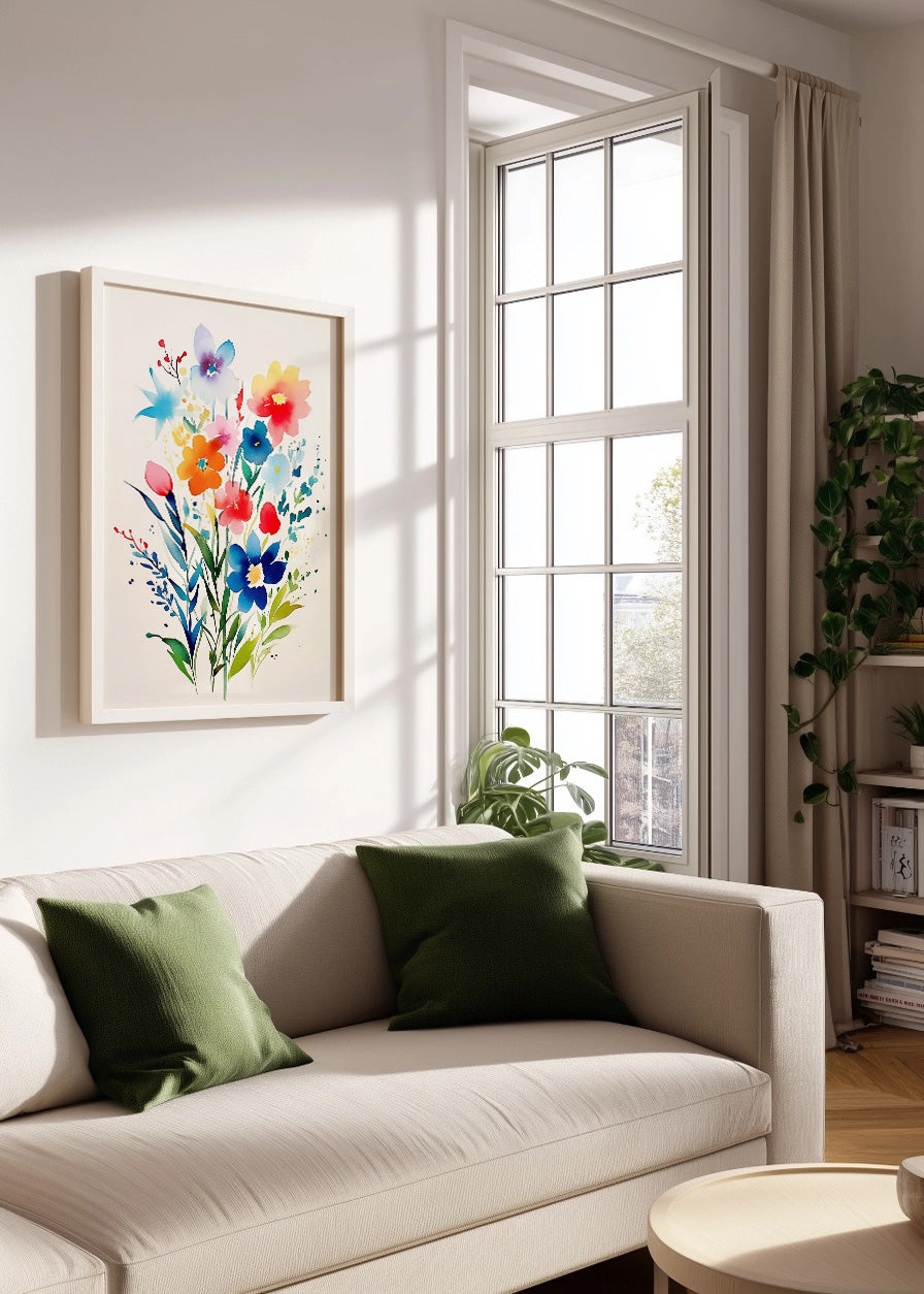 Cuadro Flores coloridas