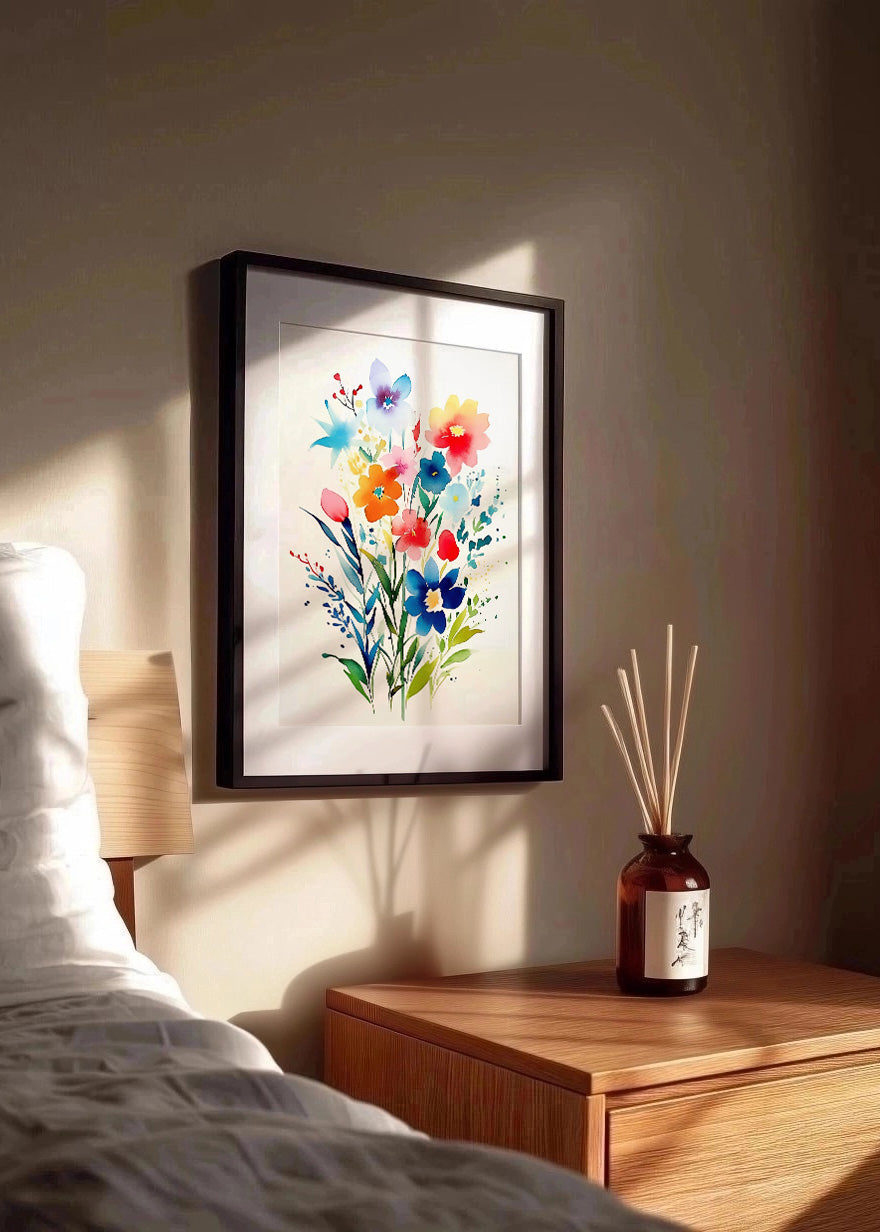 Cuadro Flores coloridas