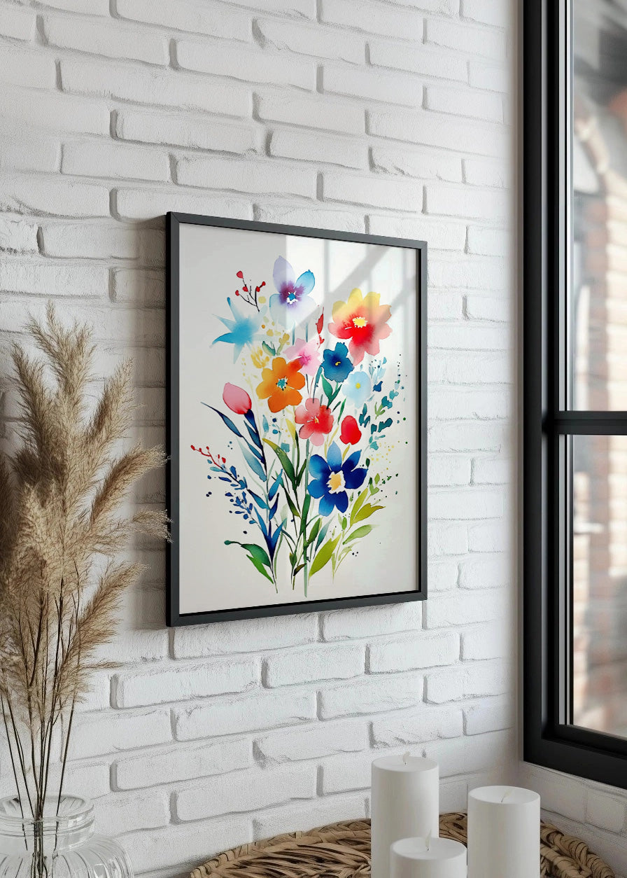 Cuadro Flores coloridas