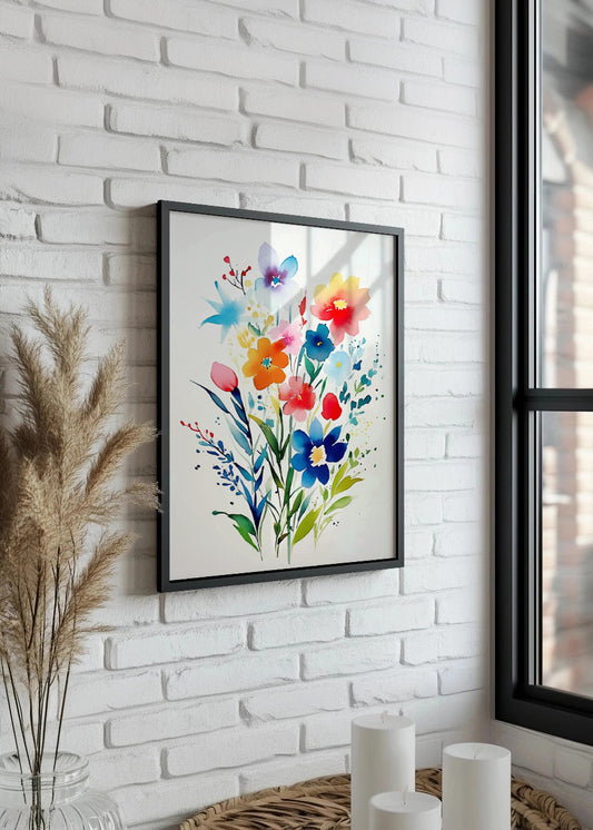 Cuadro Flores coloridas